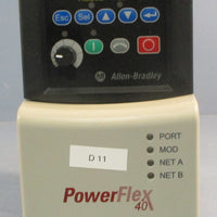 Allen Bradley 22BD2P3N104 Ser A Powerflex 40 AC Drive 3 Phase 0.75kW 380480V
