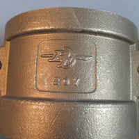 PT Coupling 20V & 20A 316SS Stainless Adapter w/ Cam & Groove Cap NWOB