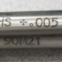 Lot of 2 Regal Plug Taps, 1/2-13, NC, HS, +.005, 90M21, 4FL, USA