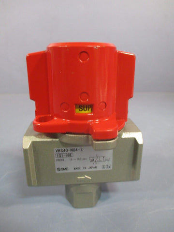 SMC PNEUMATIC LOCK OUT SHUTOFF VALVE 15-150 PSI VHS40-N04-Z