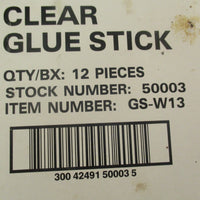 Officemate OIC 50003 Glue Sticks 1.30 oz Clear AcidFree  GSW13 4 Boxes of 12