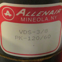 Allenair VDS3/8 PK120/60 Double Solenoid Valve 120V 12 Watts 160 PSI 60 HP