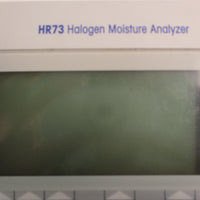 Mettler Toledo HR73 Halogen Moisture Analyzer w/ Power Cord 100120/200240V