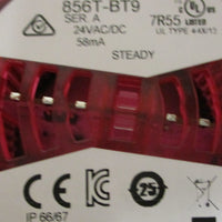 Allen Bradley 856T-BT9 Ser A Stack Light Strobe Beacon Magenta 24V AC/DC 70mm