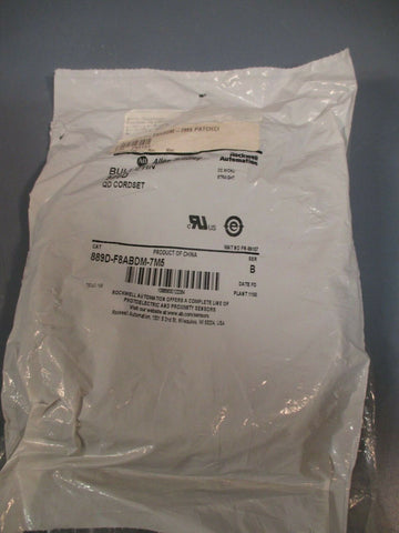 ALLEN-BRADLEY 889D QD Cordset DC Micro Straight Series B 889D-F8ABDM-7M5