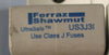 Ferraz Shawmut US3J3I UltraSafe Fuse Holder Class J Fuses 14 to 2 AWG