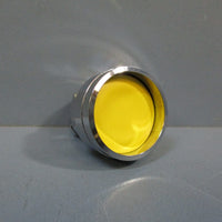 Schneider Electric ZB4BA56 Yellow Push ButtonHead 22mm Cutout XB4 Series NEW