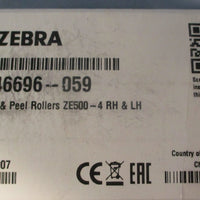 Zebra P1046696059 Pinch and Peel Rollers Kit ZE500 4 RH and LH