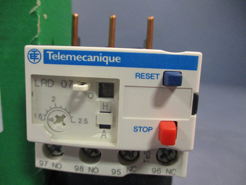 Schneider TeSys 034677 Thermal Overload Relay 1.6  2.5 A LRD07