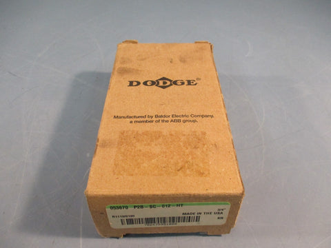 Dodge 053670 P2B-SC-012-HT Pillow Block Bearing 3/4"
