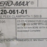 Zero Max 6A45C02006101 CD Coupling Single Flex Clamp 11/2" Bore 41/2" OD