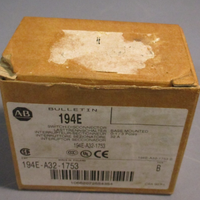 ALLEN BRADLEY 194EA321753 DISCONNECT SWITCH, SERIES B, 32A, 3 POLES BASE MOUNT