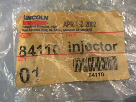 Lincoln Industrial 84110 Oil Injector 69 bar Max Pressure 52 bar Min Pressure