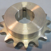 Linn Gear 60L16SS 13/8" Bore 16 Tooth Sprocket 11/4" Width 304SS NWOB