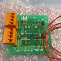 YAMATO EV190 PRINTED CIRCUIT BOARD, POWER INPUT/OUTPUT
