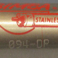Bimba 094-DP Pneumatic Air Cylinder 1-1/16" Bore 4" Stroke 250PSI MAX