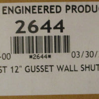 Marley Engineered Products 2644 12" Gusset Wall Shutter 556-GST