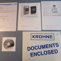 Krohne Optiflux 1000 Flow Meter w/ IFC 100 Flow Controller 100230VAC