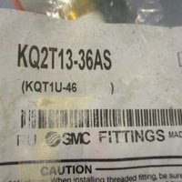SMC KQ2T1336AS PushFit Tee Fittings 42mm Length Sealed Bag of 10