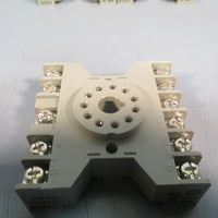 IDEC Relay Base Socket 10A 300V Lot of Seven 93301 SR3P06