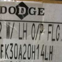 Dodge Tigear 2 FK30A20H14LH Gearbox 20:1 3.81HP 2345LbIn 111/16" Bore