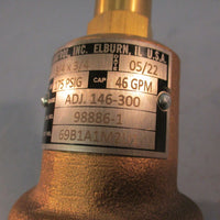 Aquatrol Inc 69B1A1M2U1 3/4x 3/4 175 PSIG Adjustable Relief Valve 46 GPM