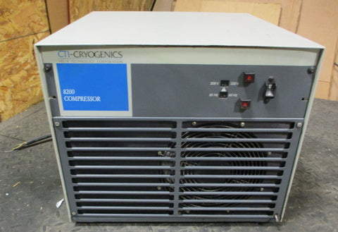 CTI Cryogenics 8200 Compressor 8032549G002 Water Cooled Untested For Parts/As Is
