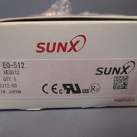 SUNX Photoelectric Sensor 1224 VDC Model: EQ512