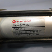 NORGREN CYLINDER MAX PSI 150 TYPES7125
