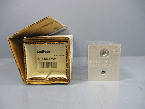 Daman C11404REV2 Hydraulic Manifold New