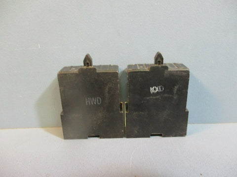 AllenBradley 800MXD1 Ser. B Contact Block LOT OF TWO