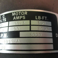 Kollmorgen Servo Motor TT29524051A 3000RPM Used