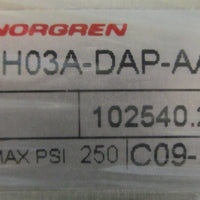 Norgren RLH03A-DAP-AA00 Roundline Pneumatic Air Cylinder 2-1/2" Bore 3" Stroke