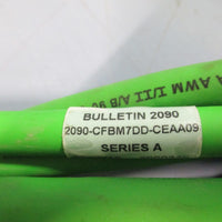 AllenBradley 2090CFBM7DDCEAA09 Ser. A Servo Power Cable 9M