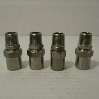 Hofmann SS Fitting Hose H6K13SS 1/2"ID x 13/16"OD New Lot of 4