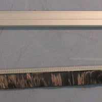 Retsun Door Sweep 18" Length 13/8" Width Aluminum Black Brush