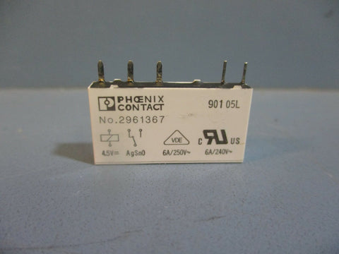 Phoenix Contact 2961367 General Purpose Relay RELMR4,5DC/21   Lot of 2