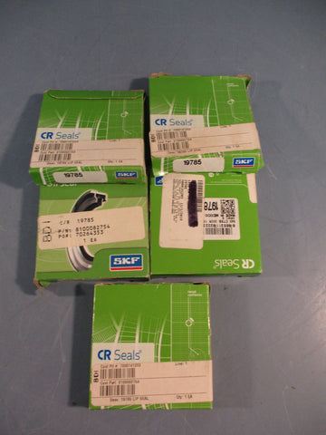 Lot of (5) SKF 19785 Nitrile Rubber Single Lip Shaft Seal, 2 in Shaft Diameter