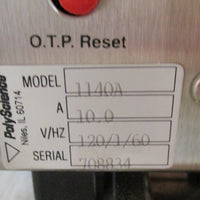 VWR Scientific 1140A PolyScience Heated Lab Temperature Bath Circulating Chiller