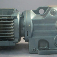 Sew Eurodrive K37DT71D4 Gearmotor DFT71D4 1700RPM 0.5HP 20.19:1 1" Shaft Dia NOS