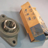 Browning VF2S-232 Two-Bolt Flange Ball Bearing Unit 2" Bore 8.5" Overall Length