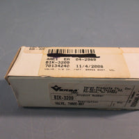 Versa Valves BIK-3209 Three-Way Valve Brass Body 1/8" NPT