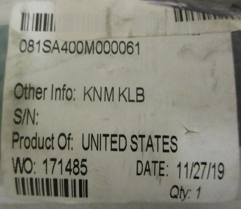 Numatics 081SA400M000061 Pneumatic Solenoid Valve 150 PSIG Max 24 VDC 0.26 A