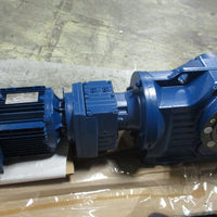 Sew Eurodrive KAZ87 R57 DNR100L4/TH Gear Motor 330:1 Ratio, 5.3 Final RPM, 5 HP