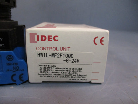 Idec Pushbutton, Green HW1LMF2F10QDG24V