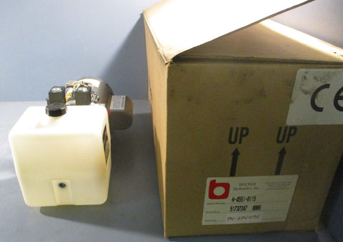 Bucher Dyna Pack M-4551-0115 Hydraulic Pump Kit Baldor 34G935-4963 Motor