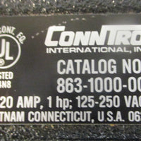Control International 863100000 Foot Switch w/ Archer 600V Hookup Wire