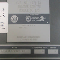 Allen Bradley 1711IJ Encoder / Counter Module Ser A 5V I/O w/Swing Arm Terminal