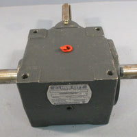 Hub City 022107955 Right Angle Bevel Gear Drive 1:1 Model 165 1" Shaft Dia NOS