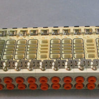 SMC 12Port Station Manifold Base 24 1/4" Ports 4 3/8" Ports (2) VVQ200010A1